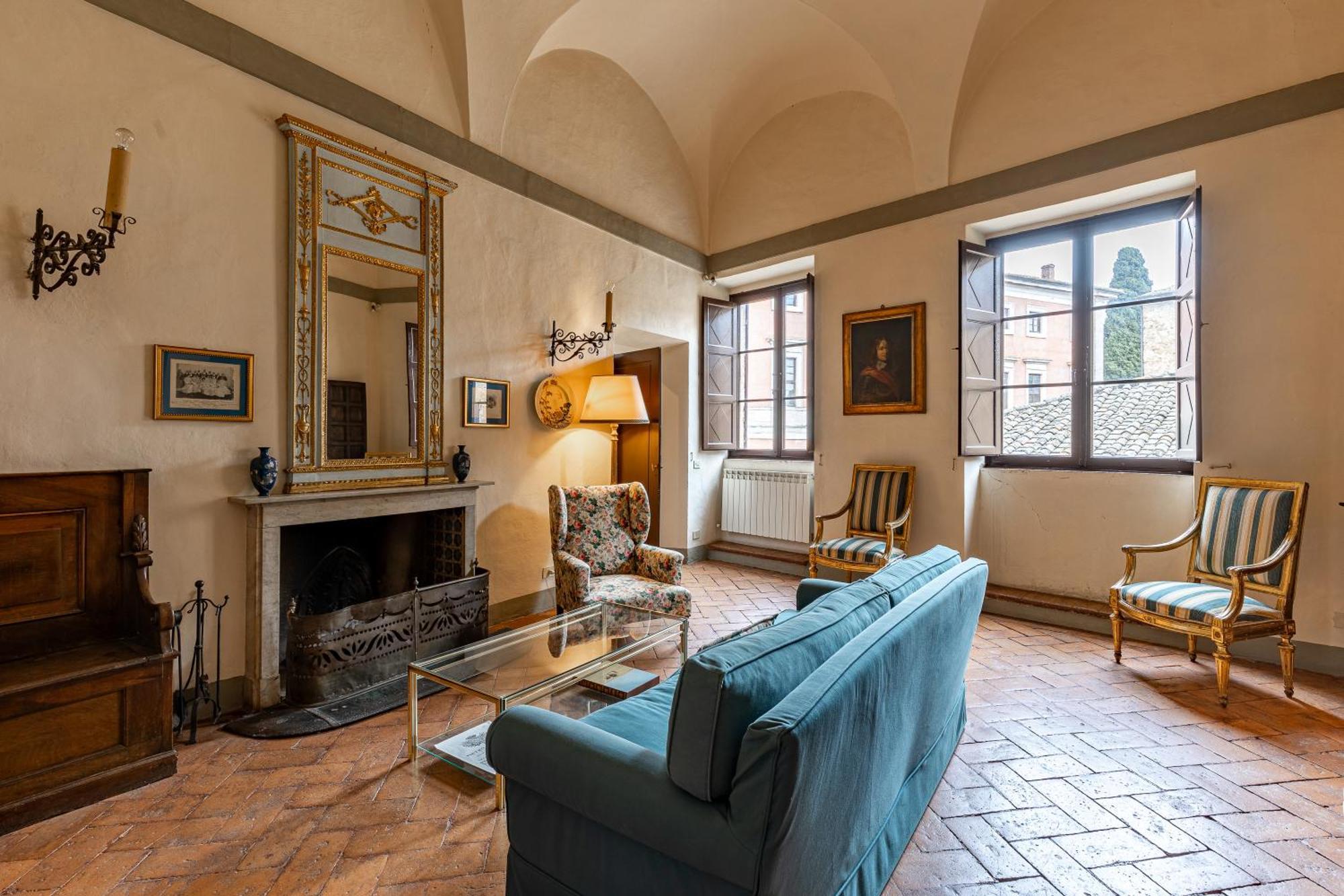 Palazzo Costanti - A 8 Minuti Dalle Terme Apartment San Quirico d'Orcia Luaran gambar