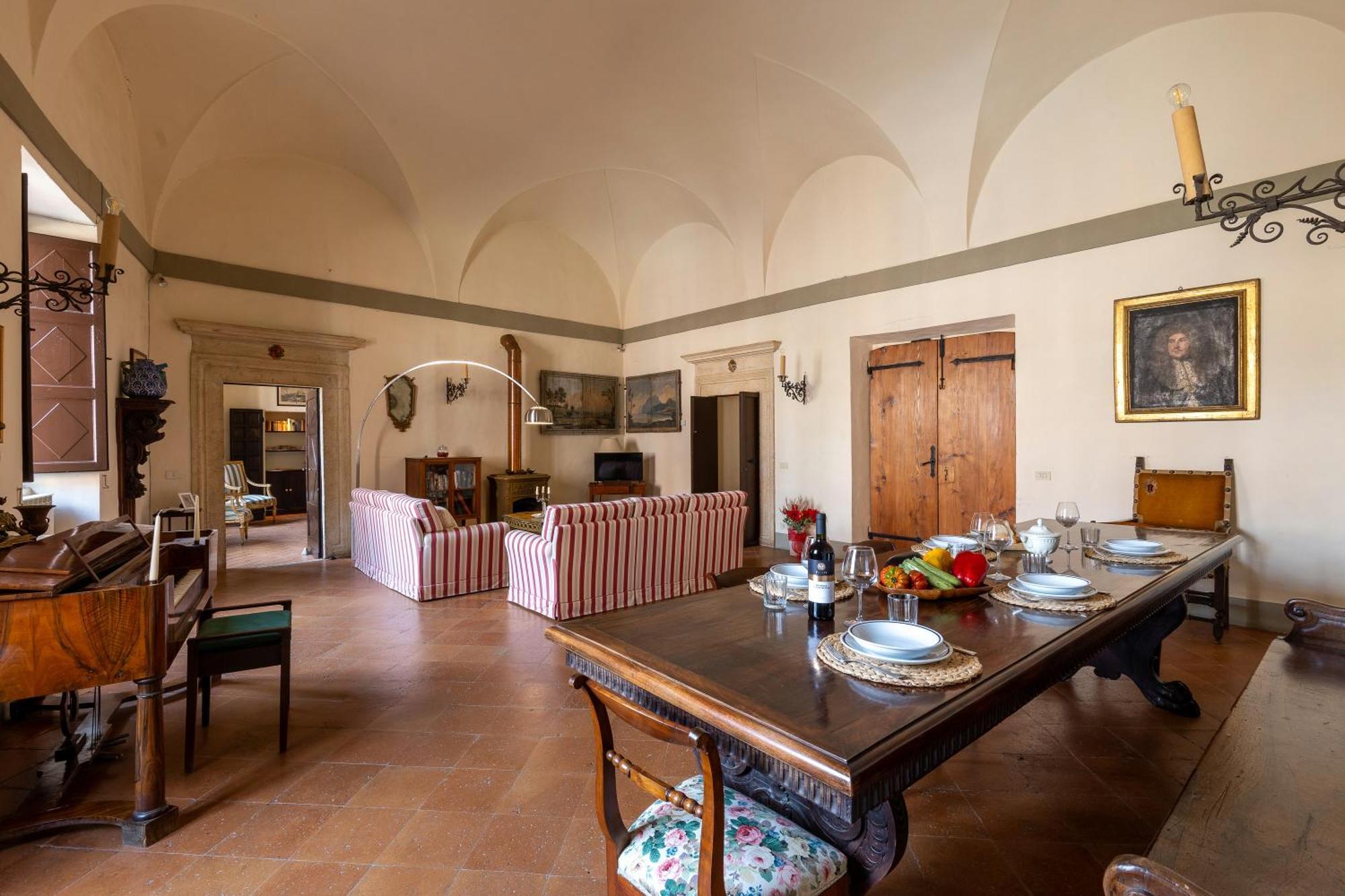 Palazzo Costanti - A 8 Minuti Dalle Terme Apartment San Quirico d'Orcia Luaran gambar