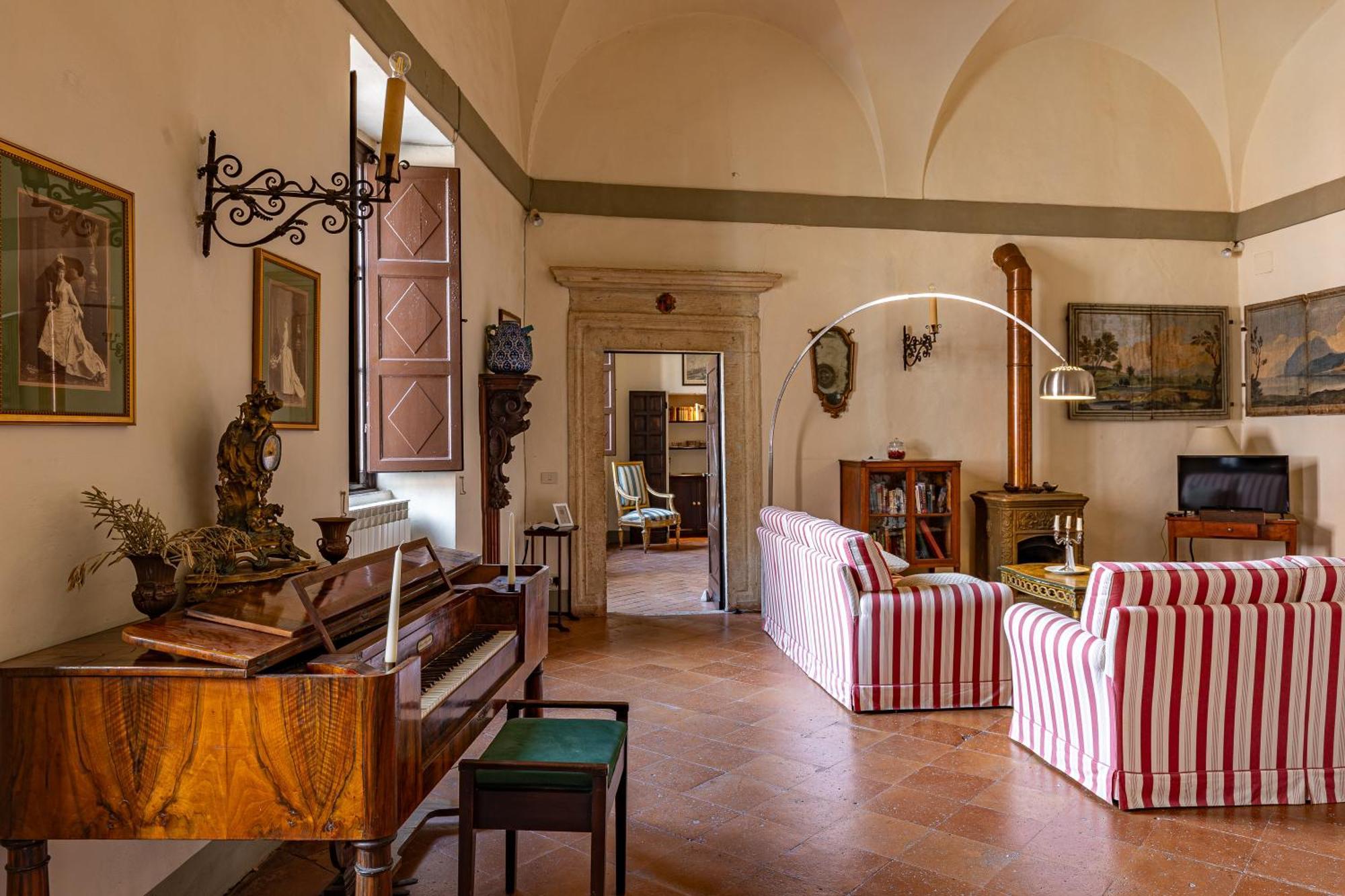 Palazzo Costanti - A 8 Minuti Dalle Terme Apartment San Quirico d'Orcia Luaran gambar