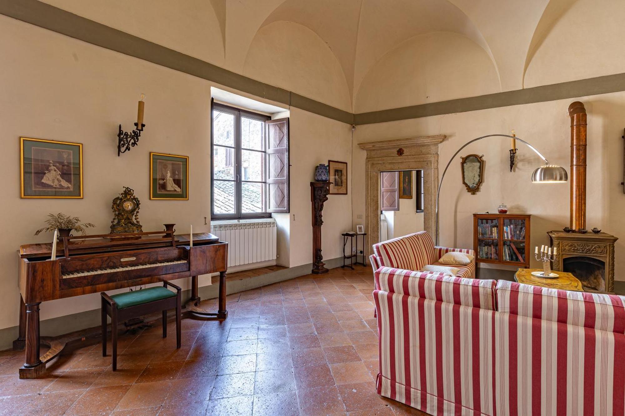 Palazzo Costanti - A 8 Minuti Dalle Terme Apartment San Quirico d'Orcia Luaran gambar