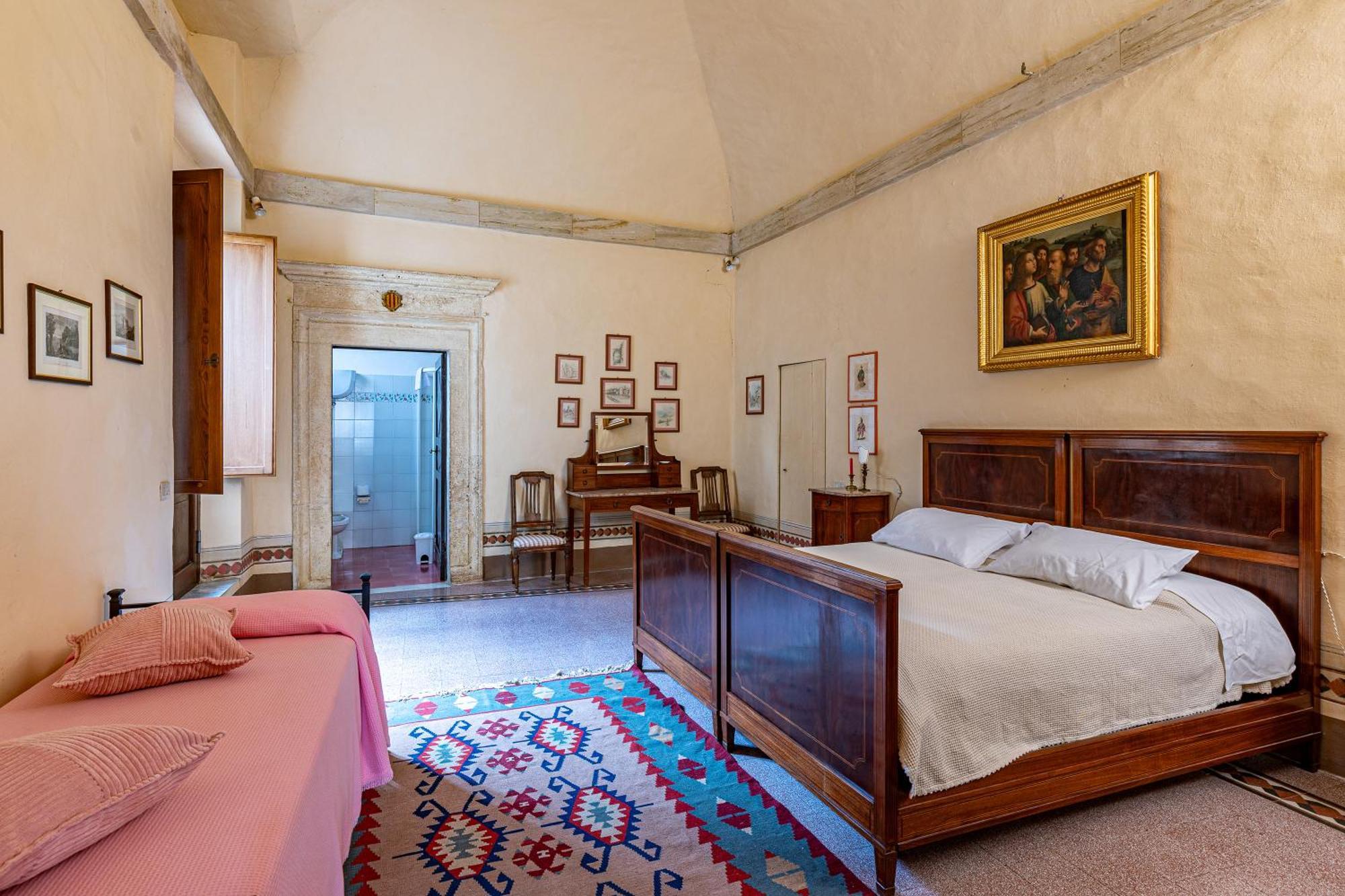 Palazzo Costanti - A 8 Minuti Dalle Terme Apartment San Quirico d'Orcia Luaran gambar